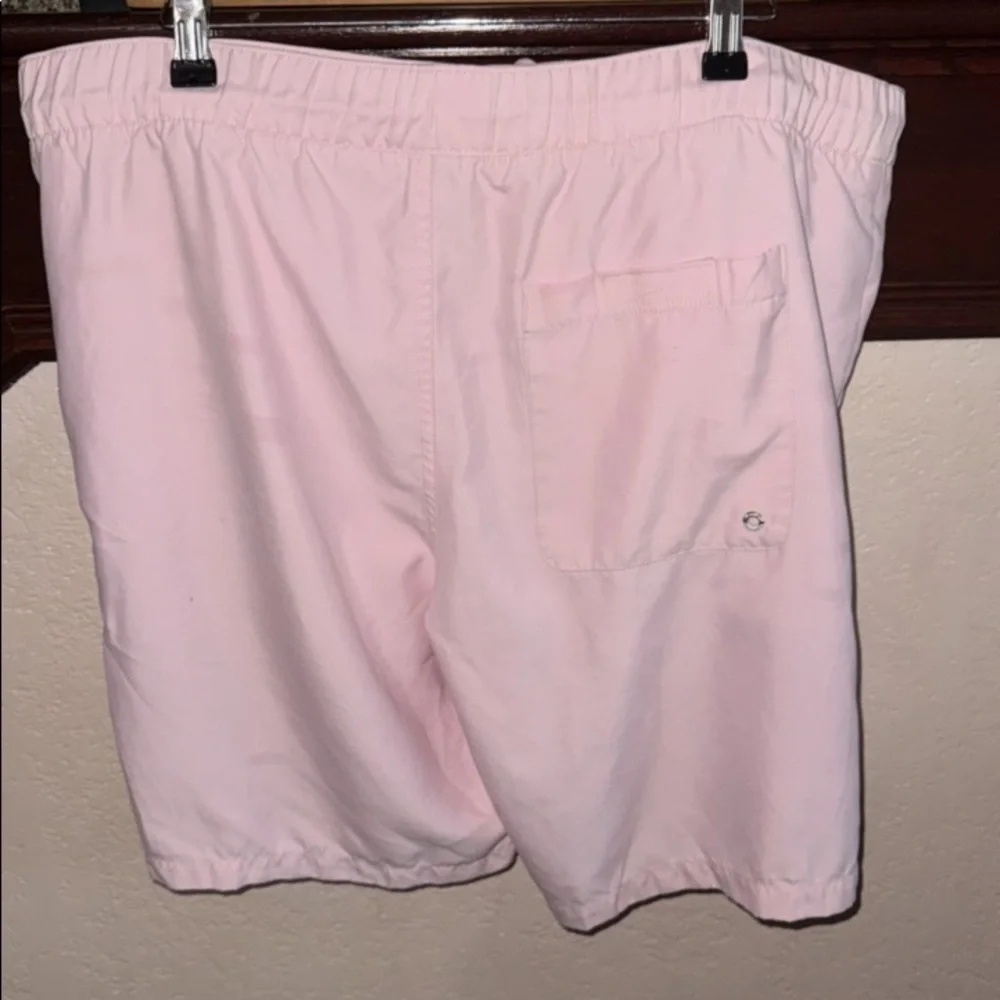 Empyre Men’s Size Large Light Pink Netted Swim Shorts for Your Beach Vacation